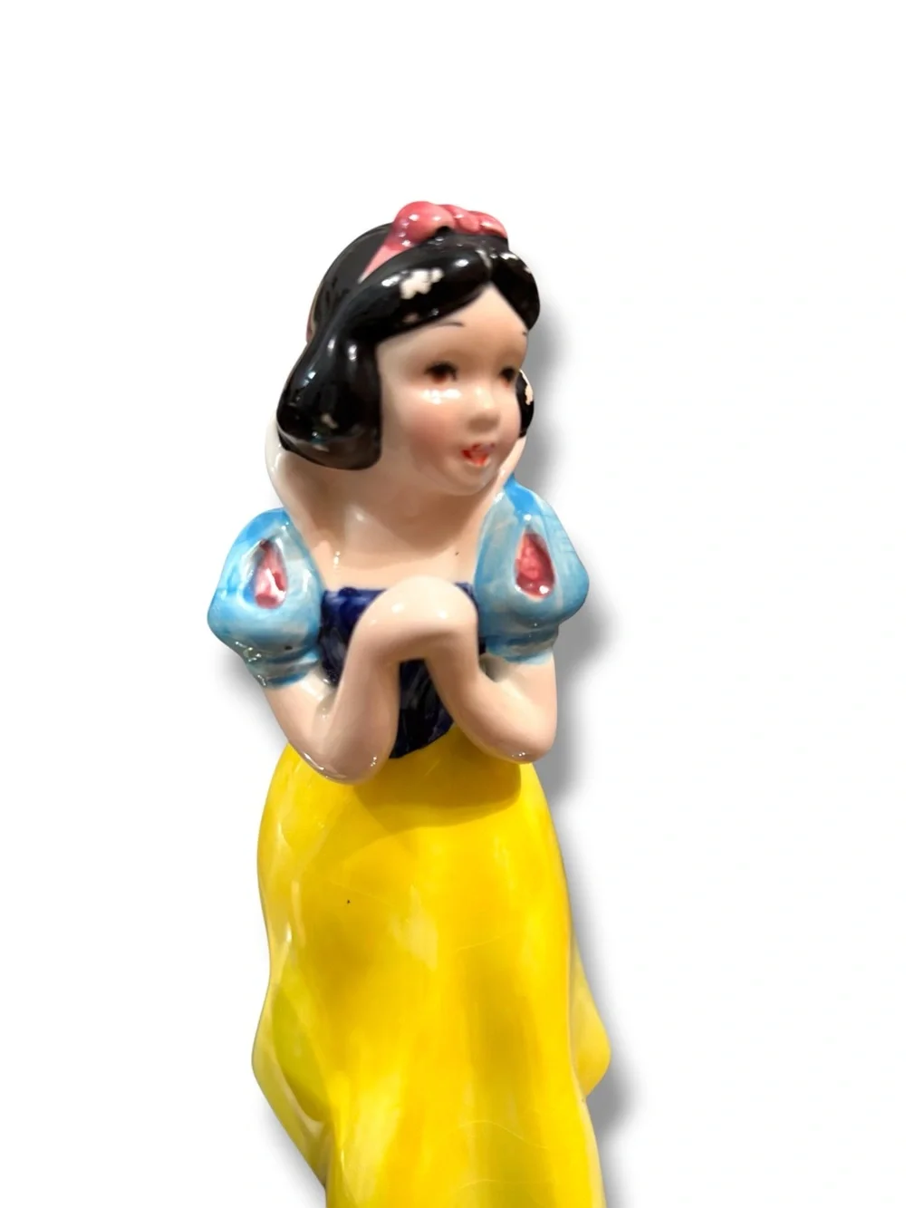 Vintage Disney Ceramic Snow White and 4 Dwarfs